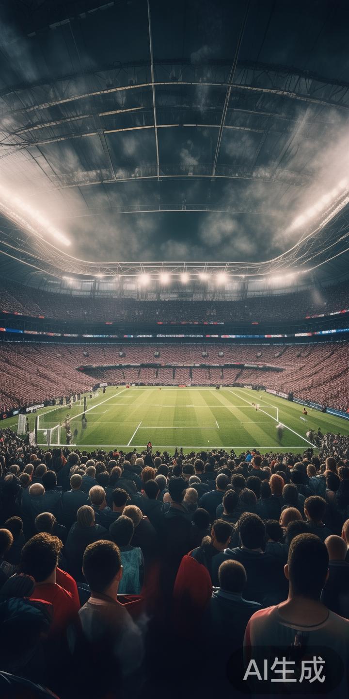 例如，在一场逆转胜利的足球比赛中，观众可以在比赛暂